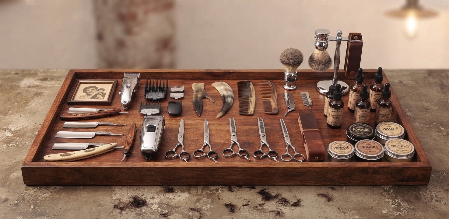 States Barbershop operating grooming tools